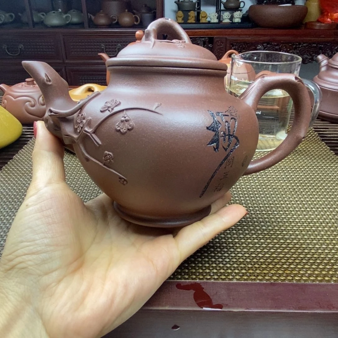 紫砂茶壶650紫砂壶紫泥