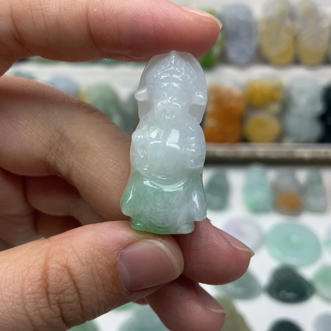 翡翠未镶嵌毛衣链