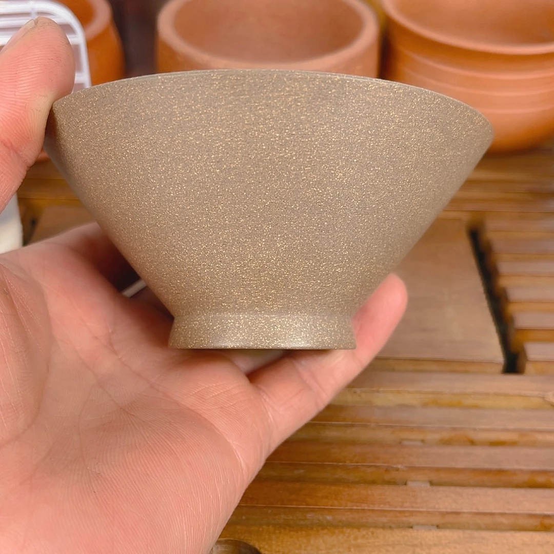 紫砂茶杯紫砂主人杯青段110c c