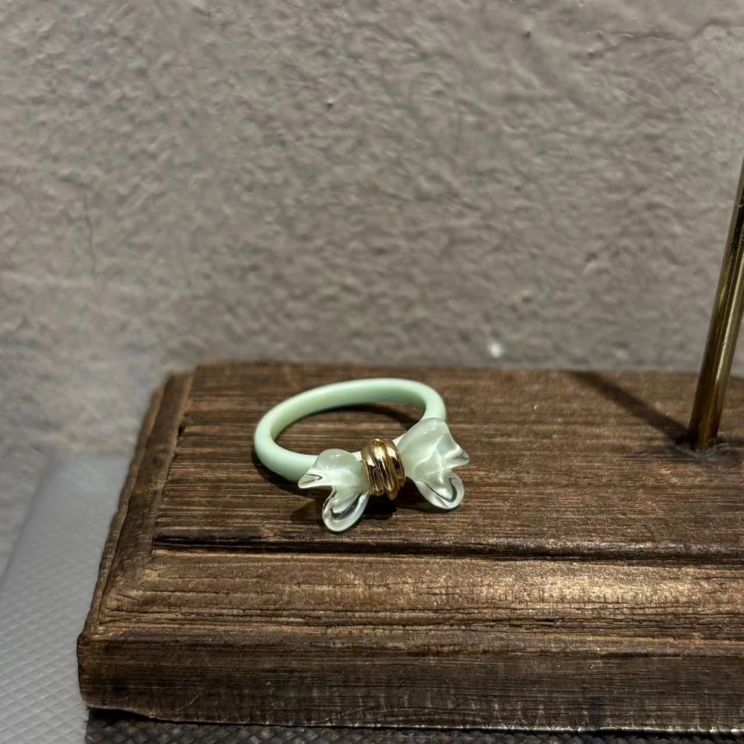 铜合金戒指 韩国时尚蝴蝶结戒指PJ08