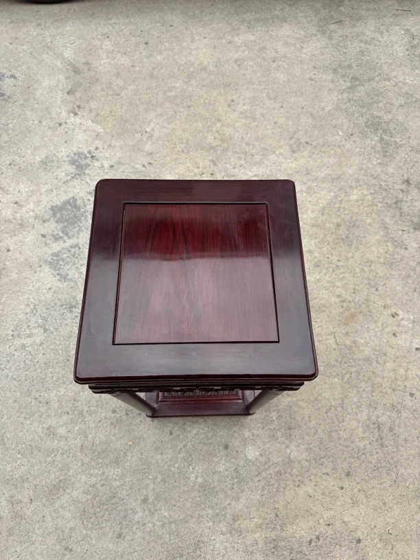 黑酸枝大花架尺寸36*36高度85