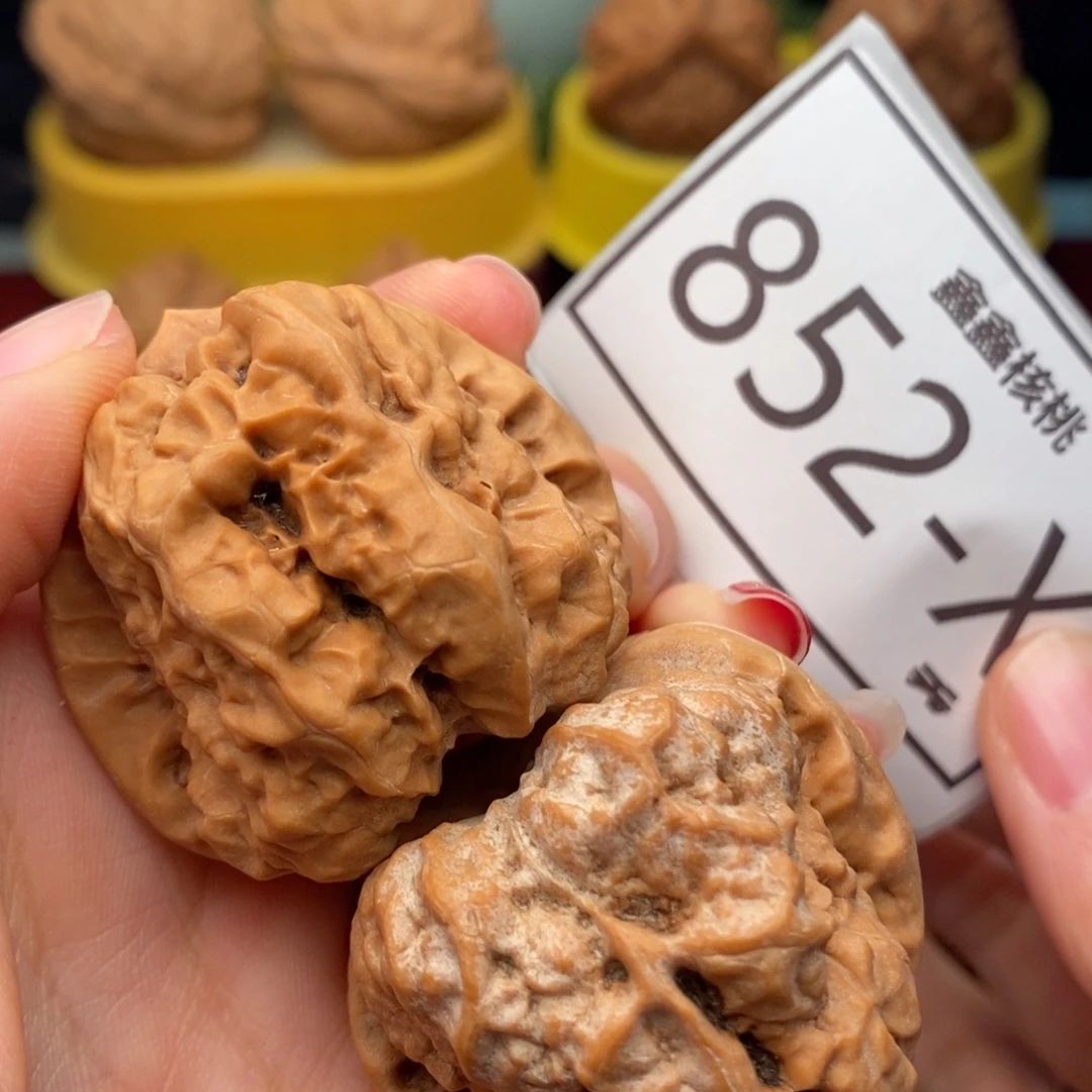 桃核把件蛤蟆头40……