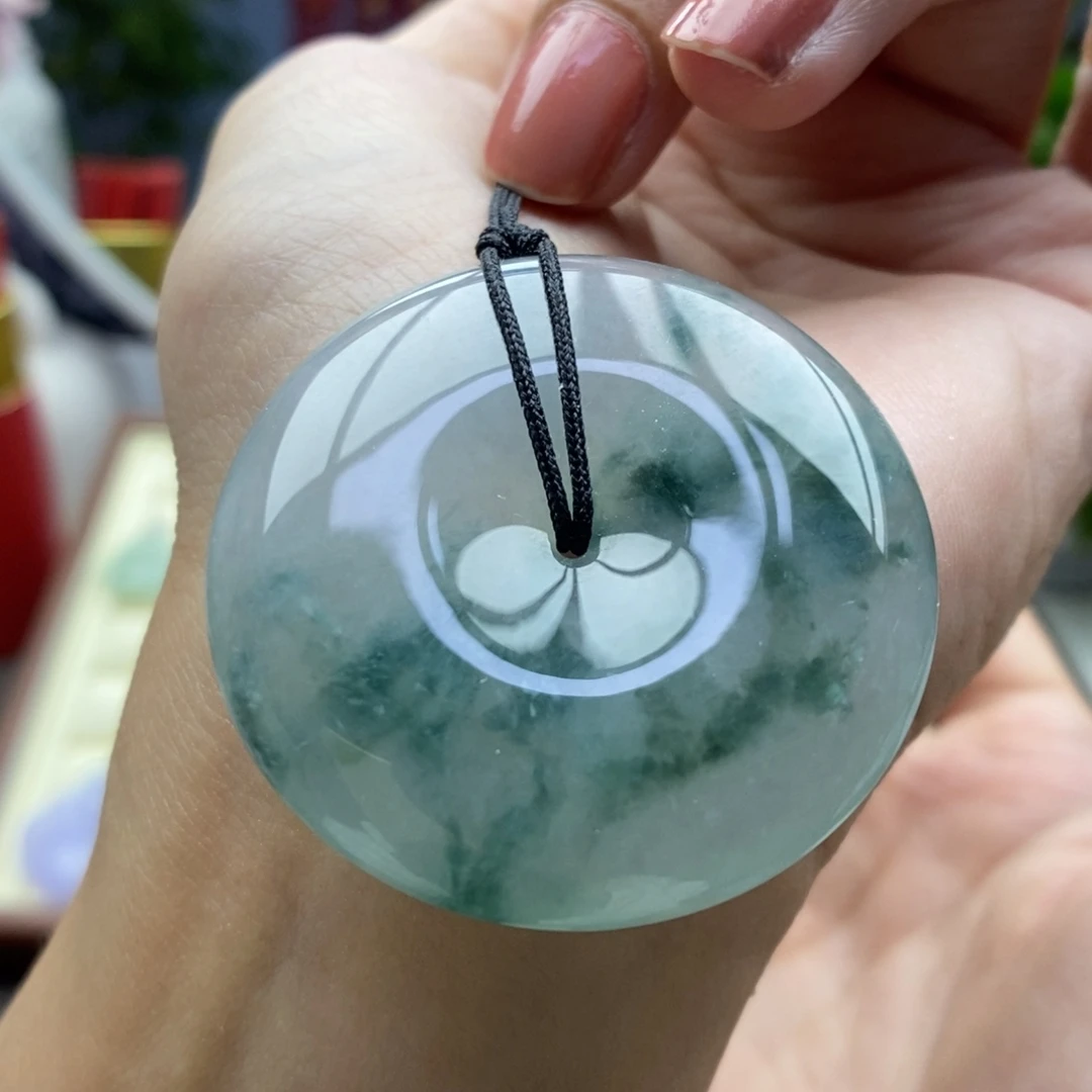 翡翠未镶嵌颈饰吊坠33