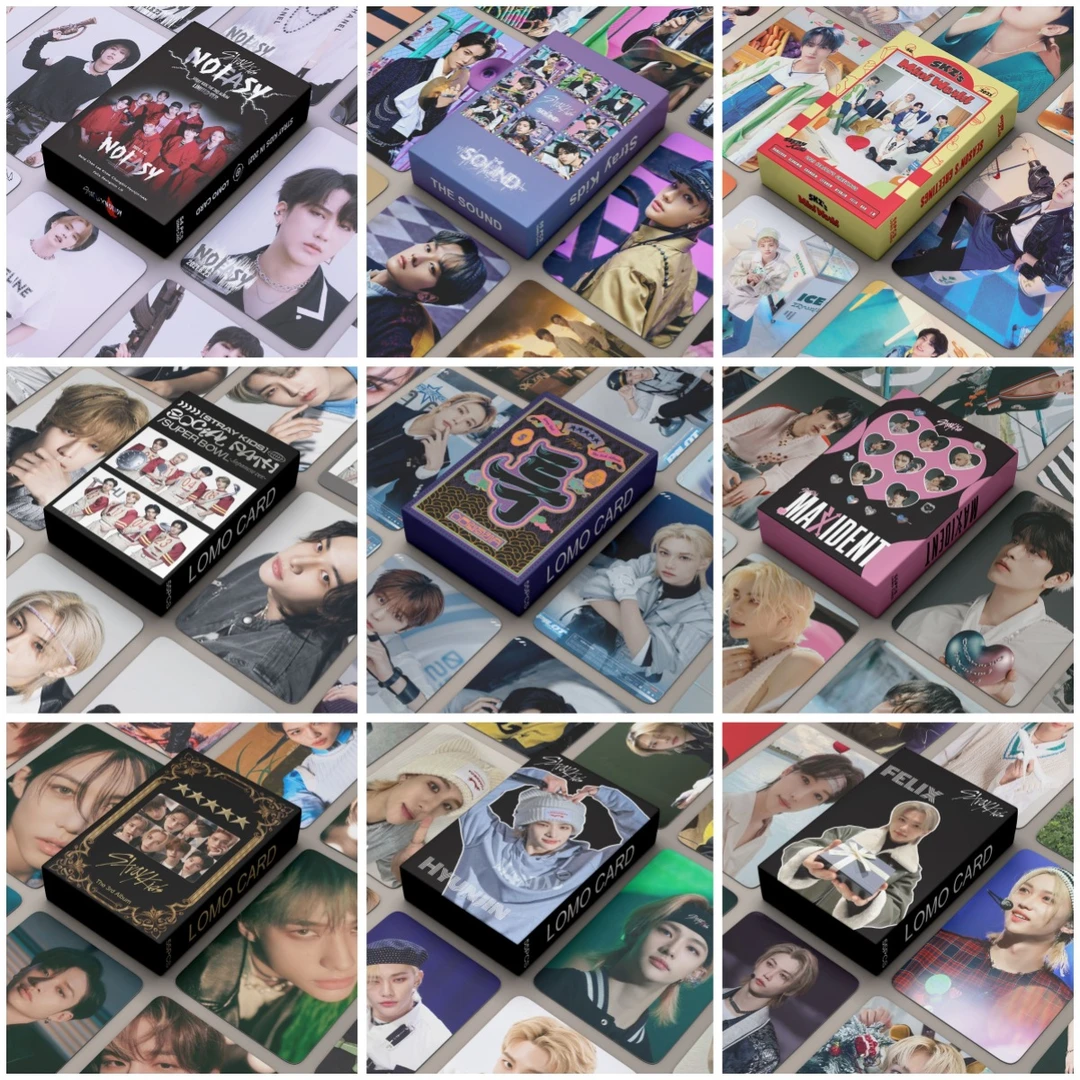 55张Straykids专辑小卡方灿李龙馥黄铉辰周边收藏卡