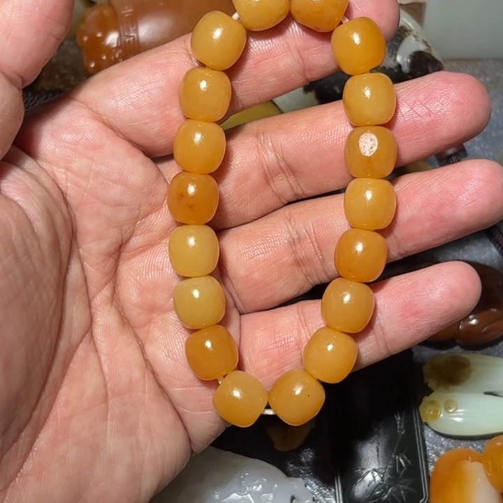 和田玉颈饰未镶嵌11*11