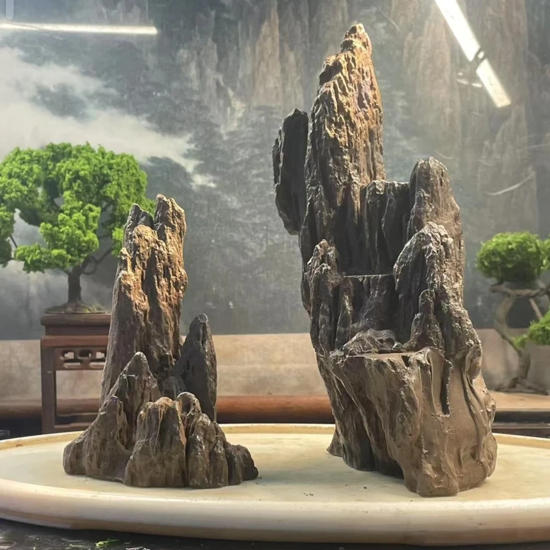 5233峡谷-盆景鱼缸造景 长25宽15高25