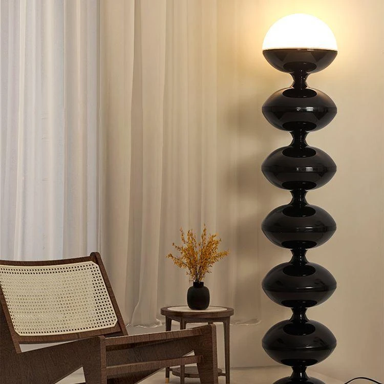 葫芦落地灯ins风网红北欧中古奶油风卧室沙发旁意式墙角灯边装饰