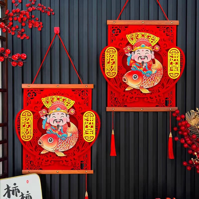 【摇头财神】新年装饰挂件乔迁摆氛围招财进宝春节过年元旦大门场
