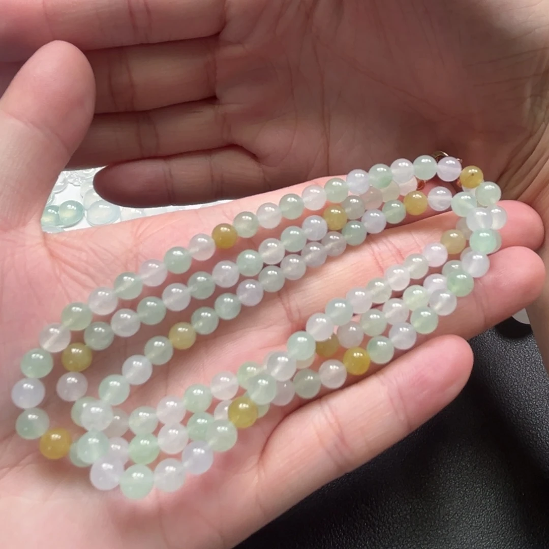 翡翠未镶嵌颈饰缅甸翡翠卡5