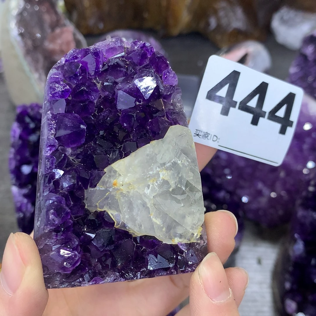 紫晶珠宝半成品未镶嵌444