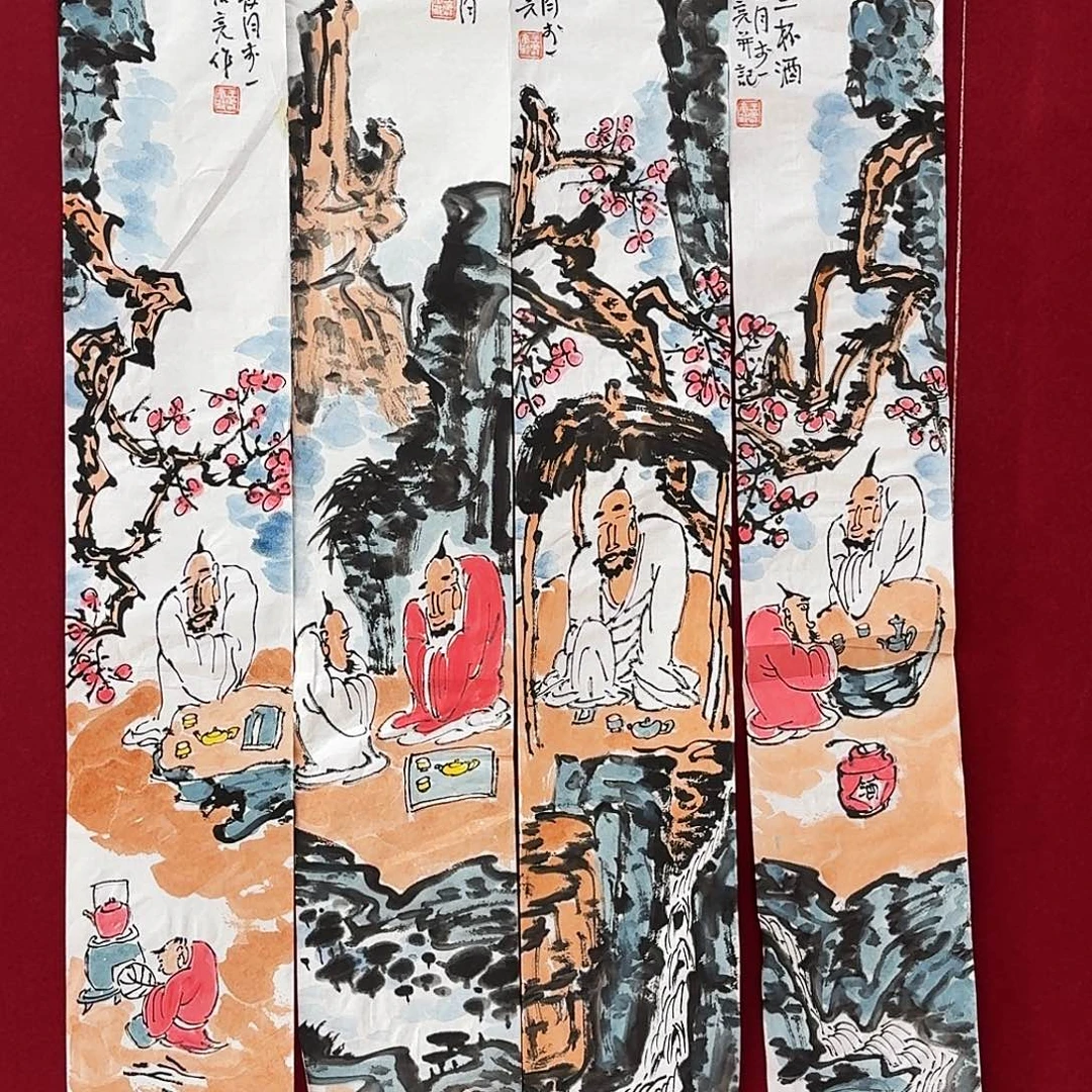 国画100.16手绘作品