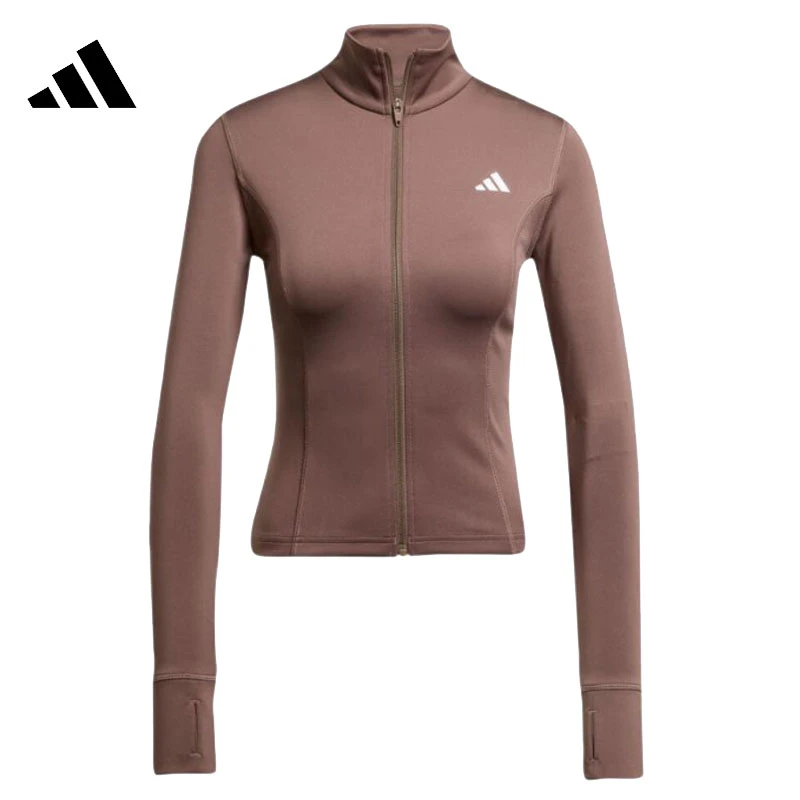 adidas阿迪达斯女子WE ZP THRU JKT流光风针织无帽外套JW2802