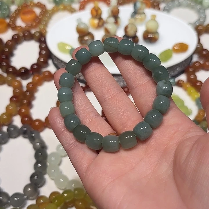 蛇纹石玉未镶嵌手串
