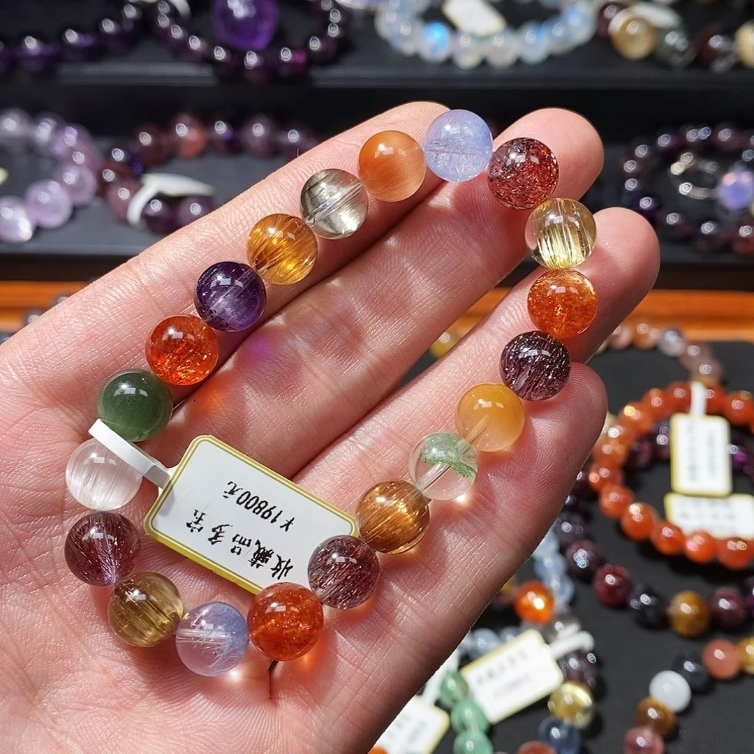 未镶嵌手链水晶多宝9.5