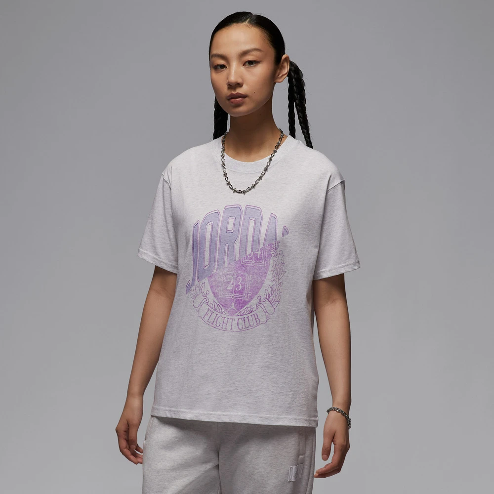 NIKE耐克2025女子 J SS GF GFX TEE HBR针织无领短T恤IB7035-051