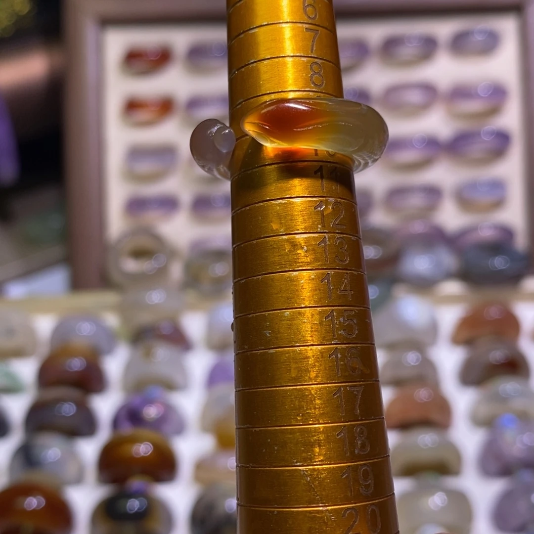 玛瑙/玉髓未镶嵌戒指