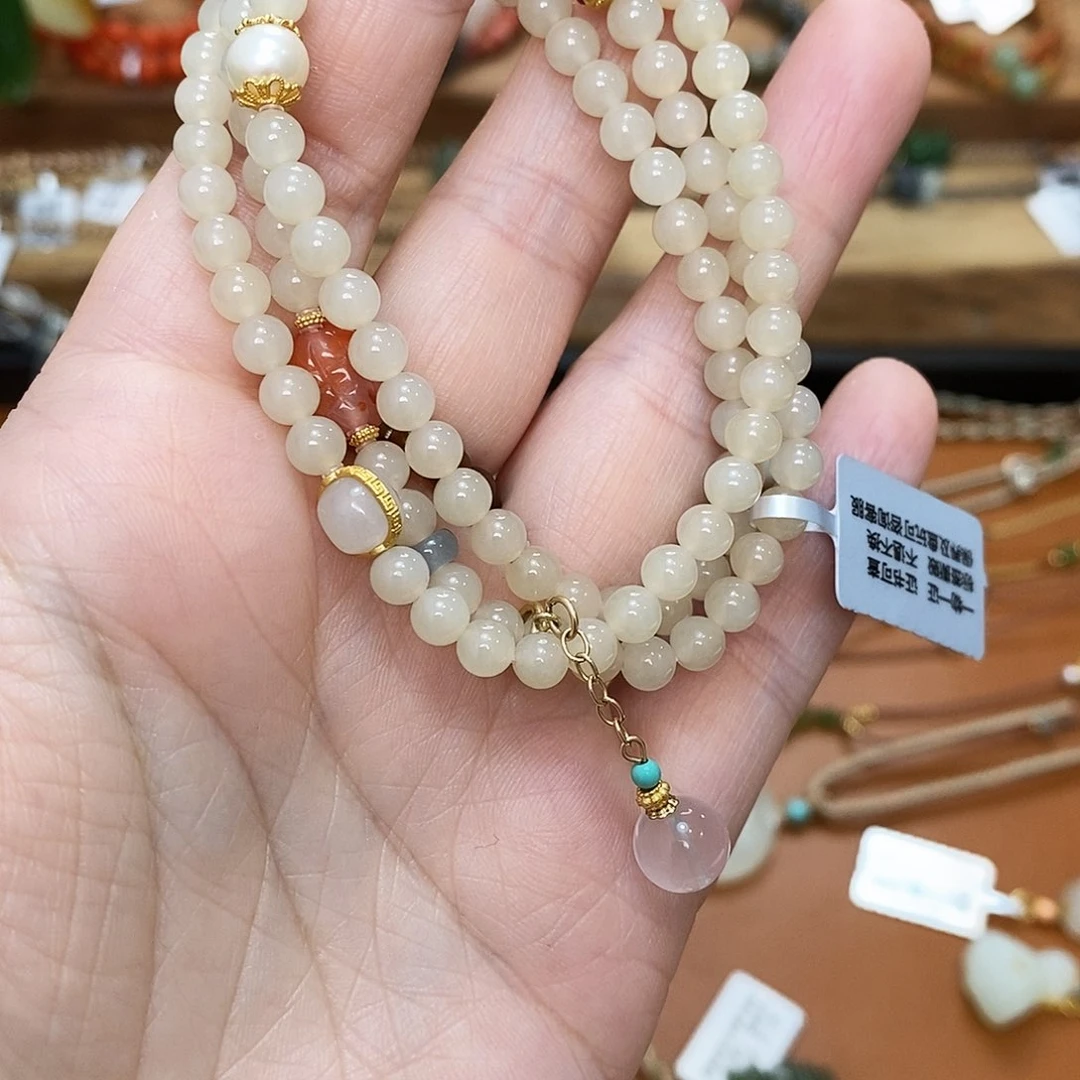 和田玉手链未镶嵌雯*~