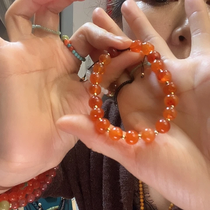 大理石磁石手链项链手链