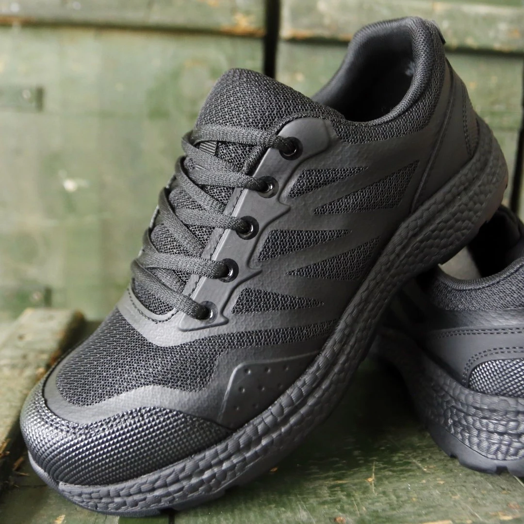 执勤上班通勤防滑跑步轻便刺穿训练透气耐磨户外运动鞋登山鞋男鞋