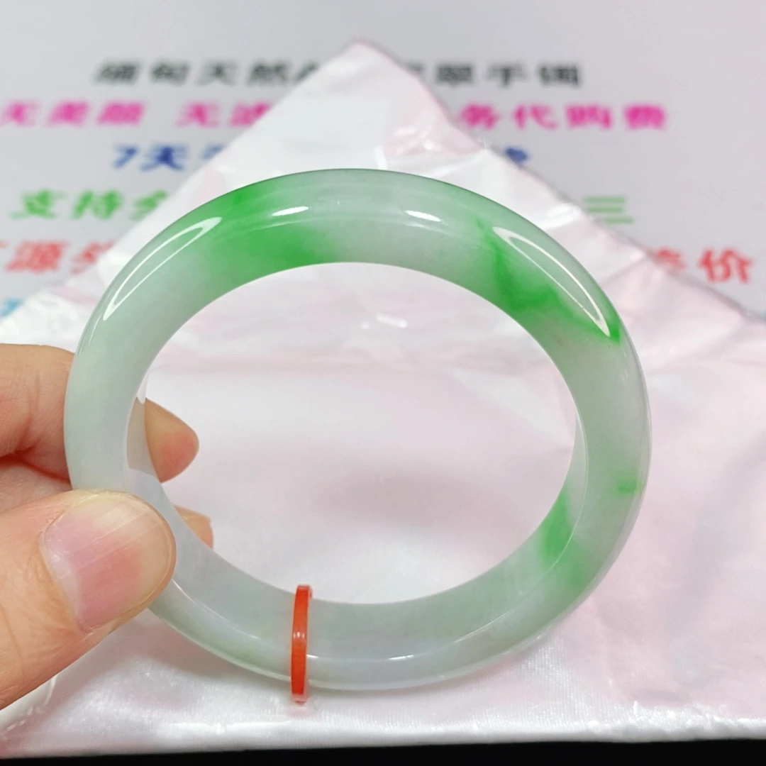 未镶嵌手镯翡翠52.8圈口正圈