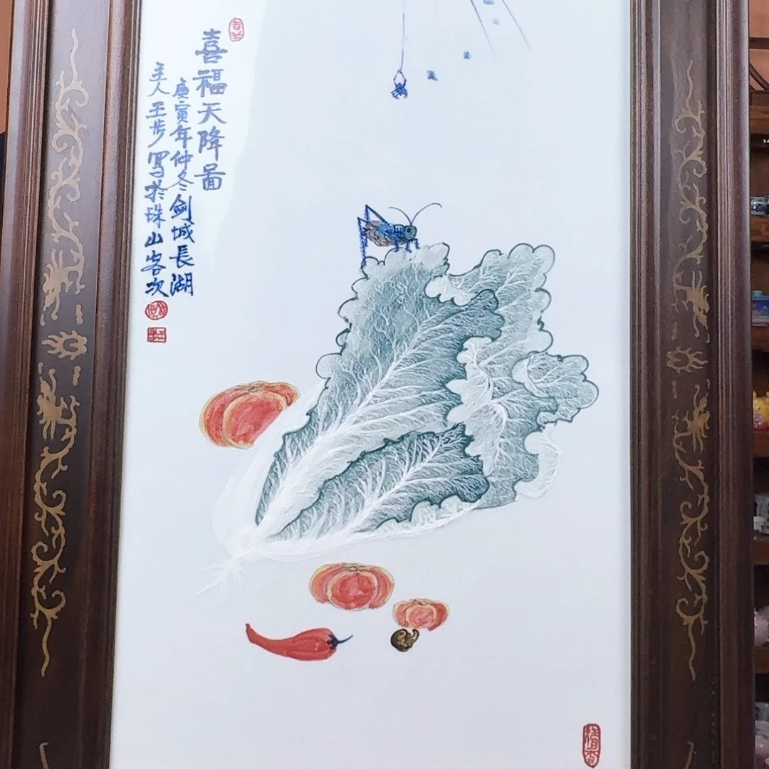 景德镇陶瓷手绘瓷版画