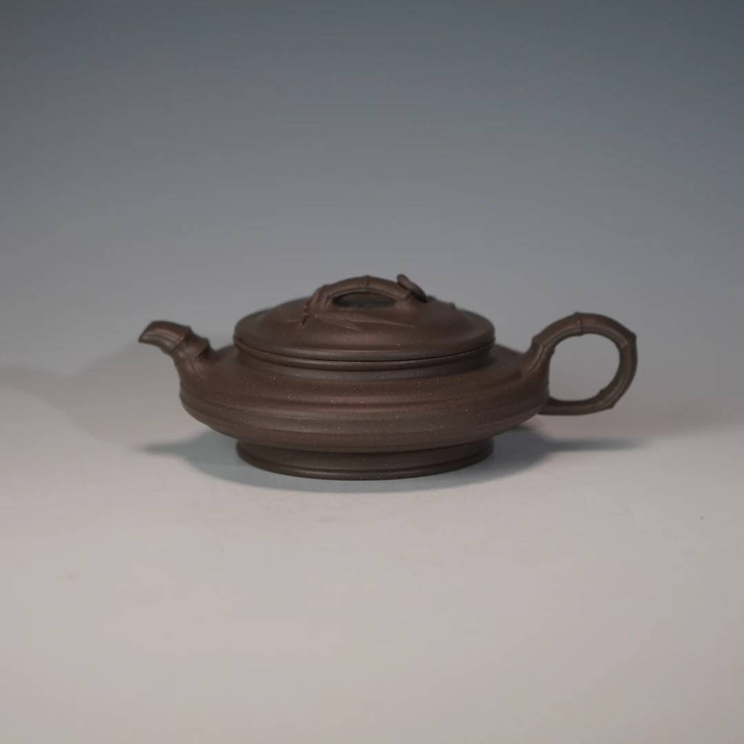 lot.22030 王凯丽 蟹壳青虚竹壶 120cc