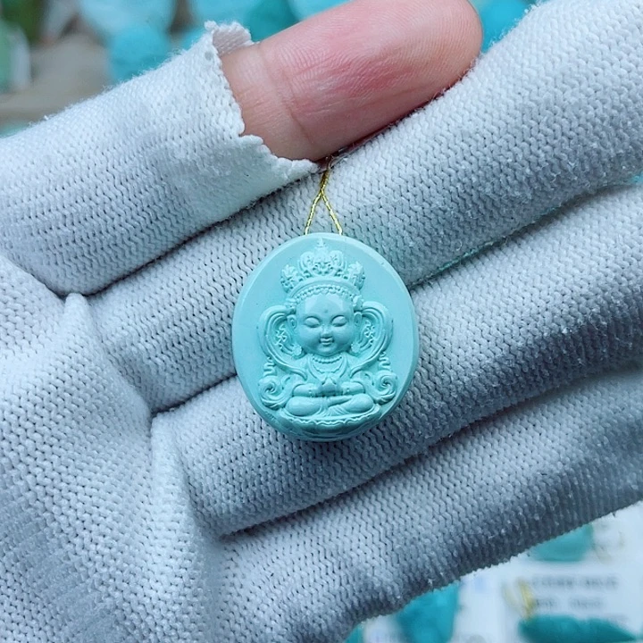 未镶嵌绿松石珠宝奇石