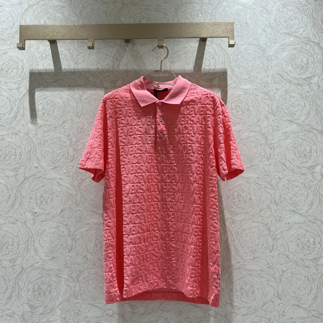 未使用 VERSACE/范思哲 男款新款休闲运动时尚夏季翻领polo衫