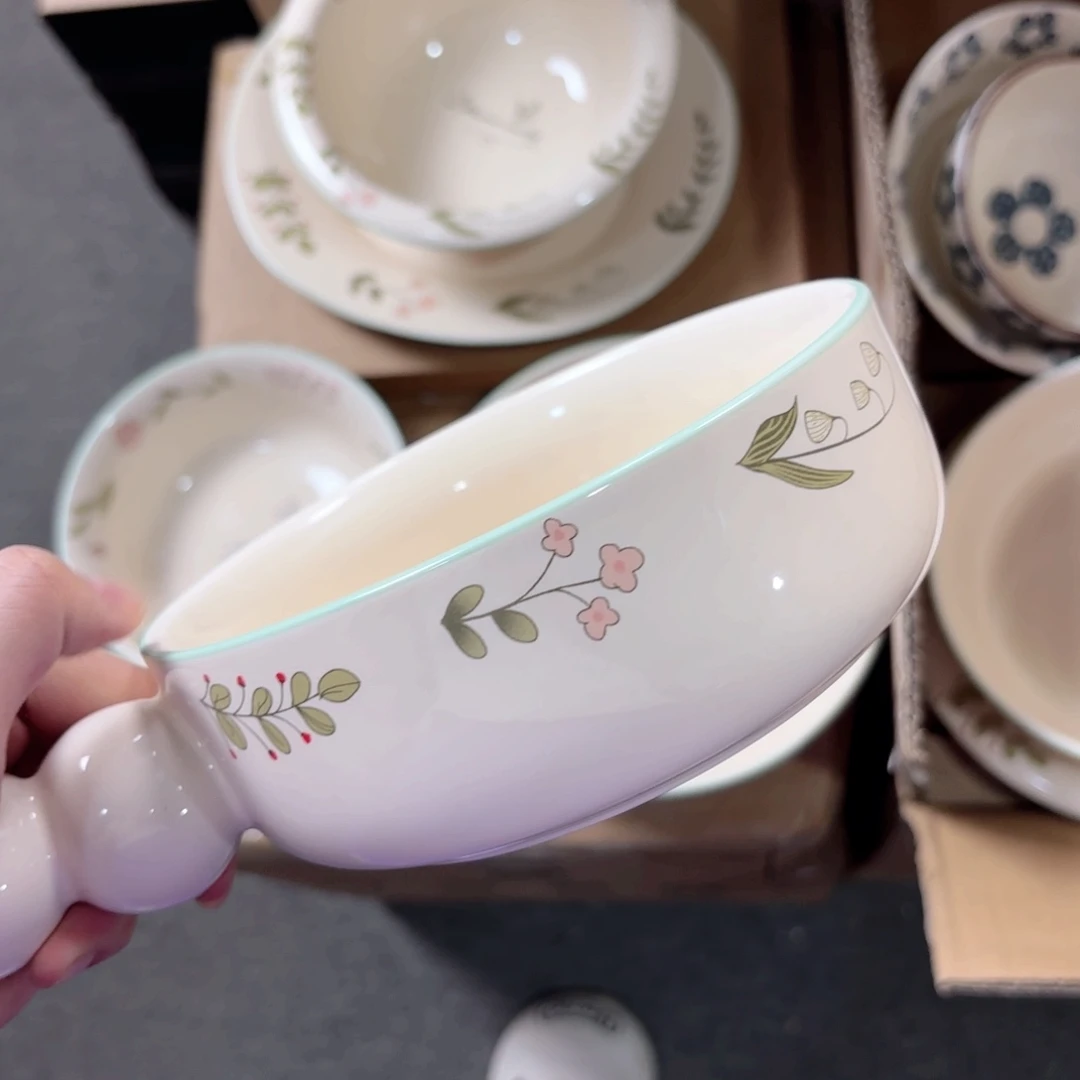 陶初禾微微瑕六寸珍珠单柄