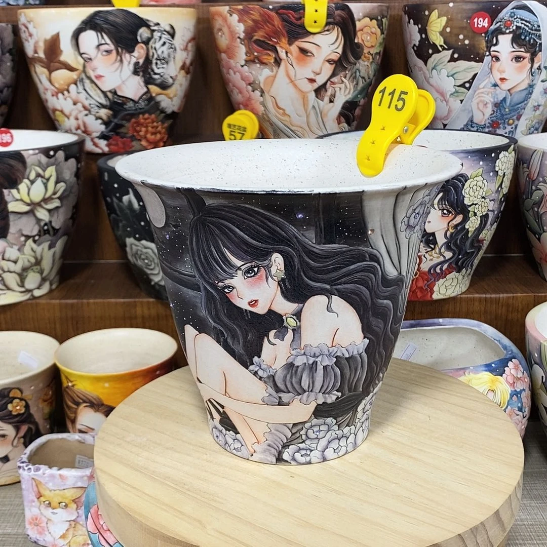 景德镇精品js美盆18.5/16.5