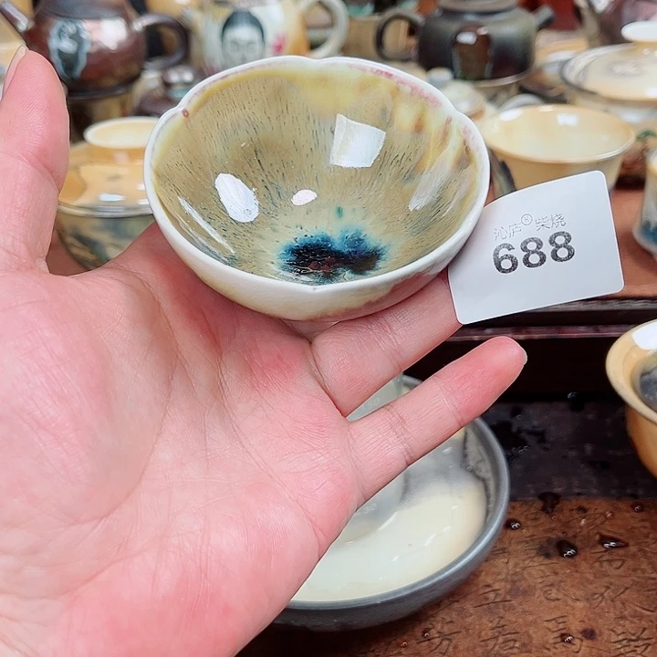 沁庐柴窑古法柴烧全手工茶具