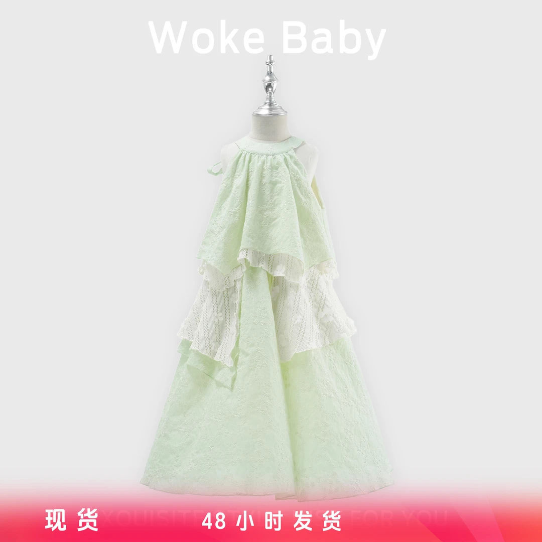 【全新微瑕】【现货】2025女童夏季新款汉服古风连衣裙F201