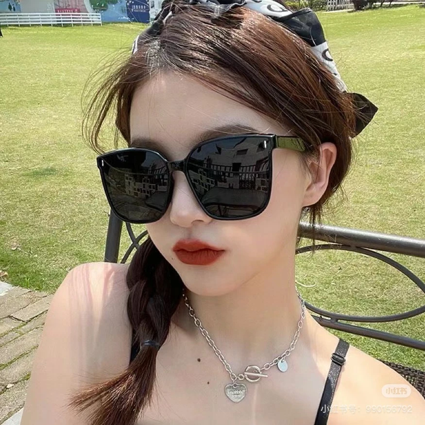 1号高端网红女款个性防紫外线墨镜女潮流街拍时尚百搭辣妹太阳镜