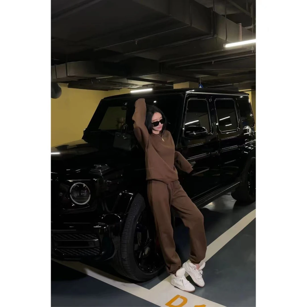 lele 秋冬新品 原创自留款舒适休闲时尚卫衣 QD015WY