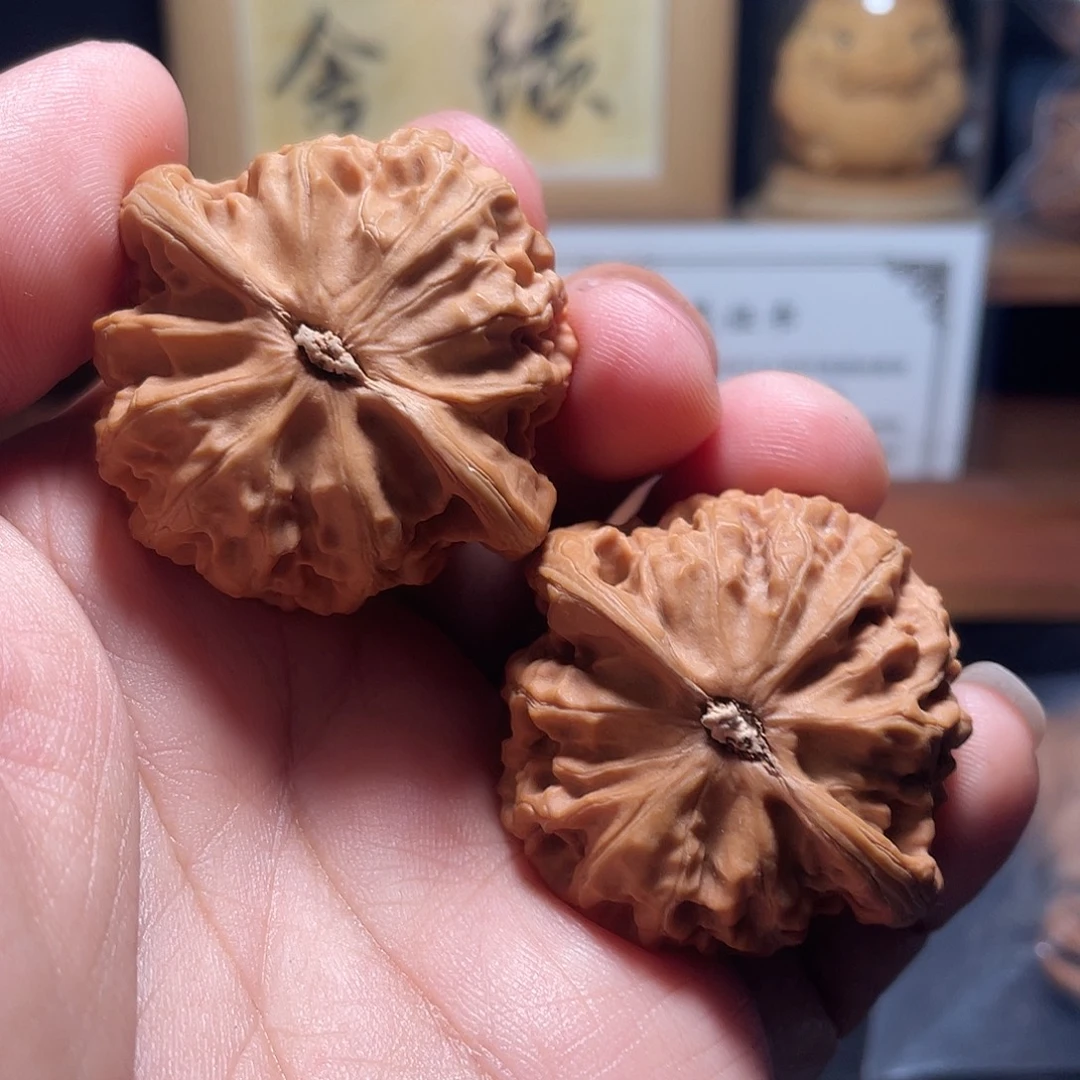 华***慈文玩核桃把件汉高山·宫灯 42尺