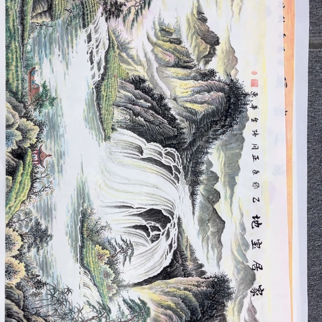 幸***康国画绘画作品多次参加全国