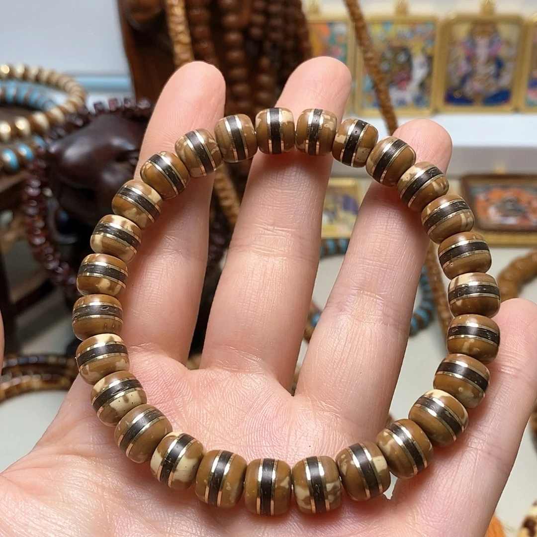 紫金鼠吊坠骑****象紫金鼠一线天手串