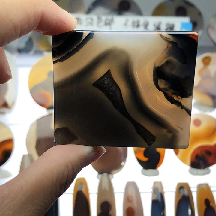 玛瑙/玉髓未镶嵌珠宝半成品39霞