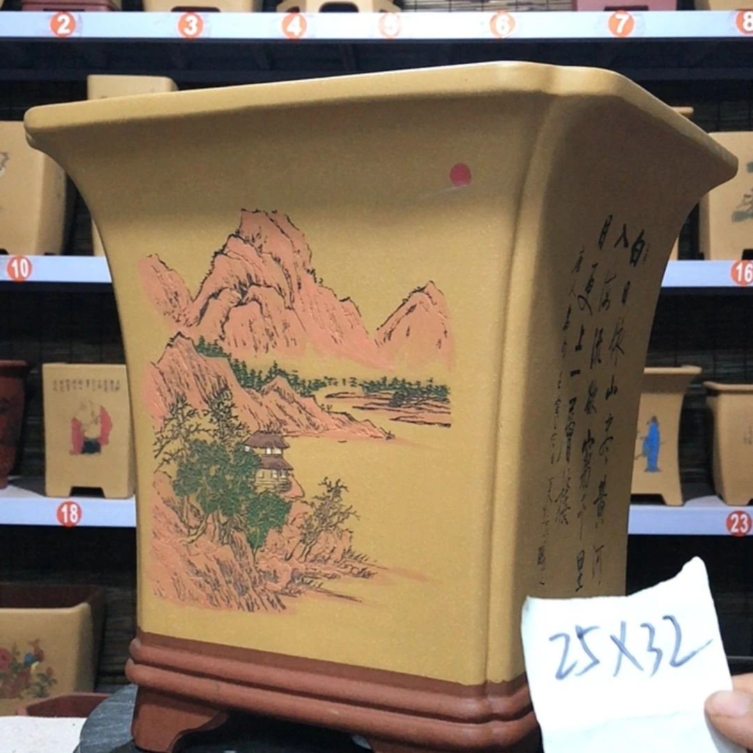 【闪购商品】紫砂花盆打***民手工制作