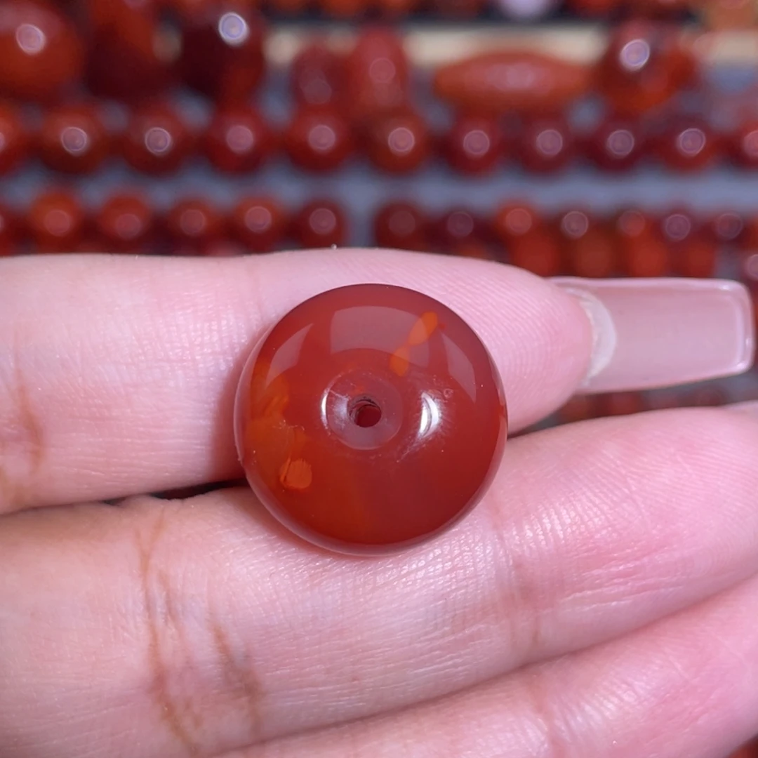 南红玛瑙未镶嵌平安扣