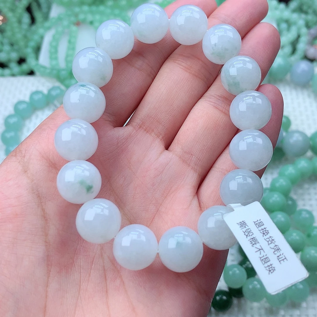 翡翠未镶嵌毛衣链卡13