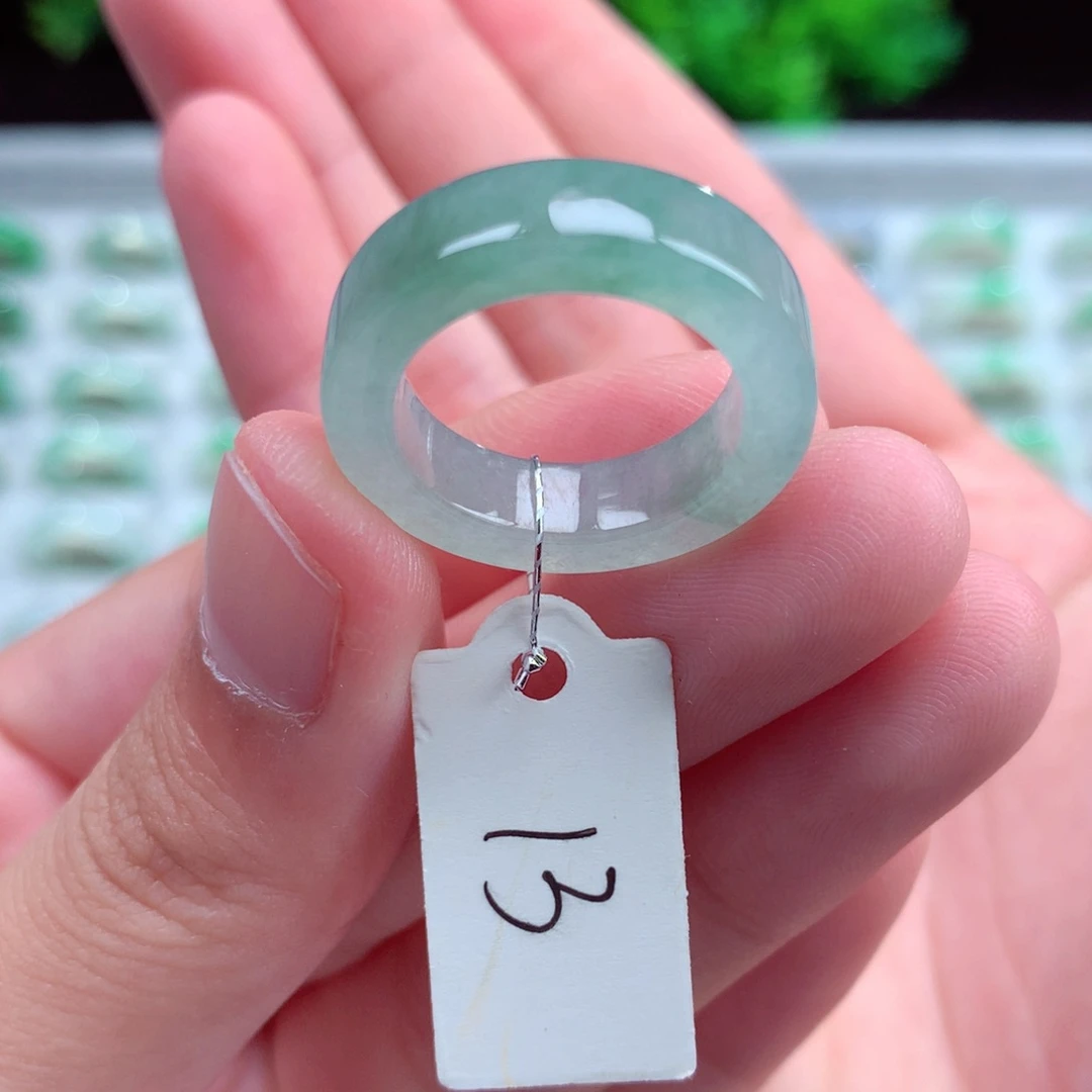 未镶嵌戒指翡翠天然