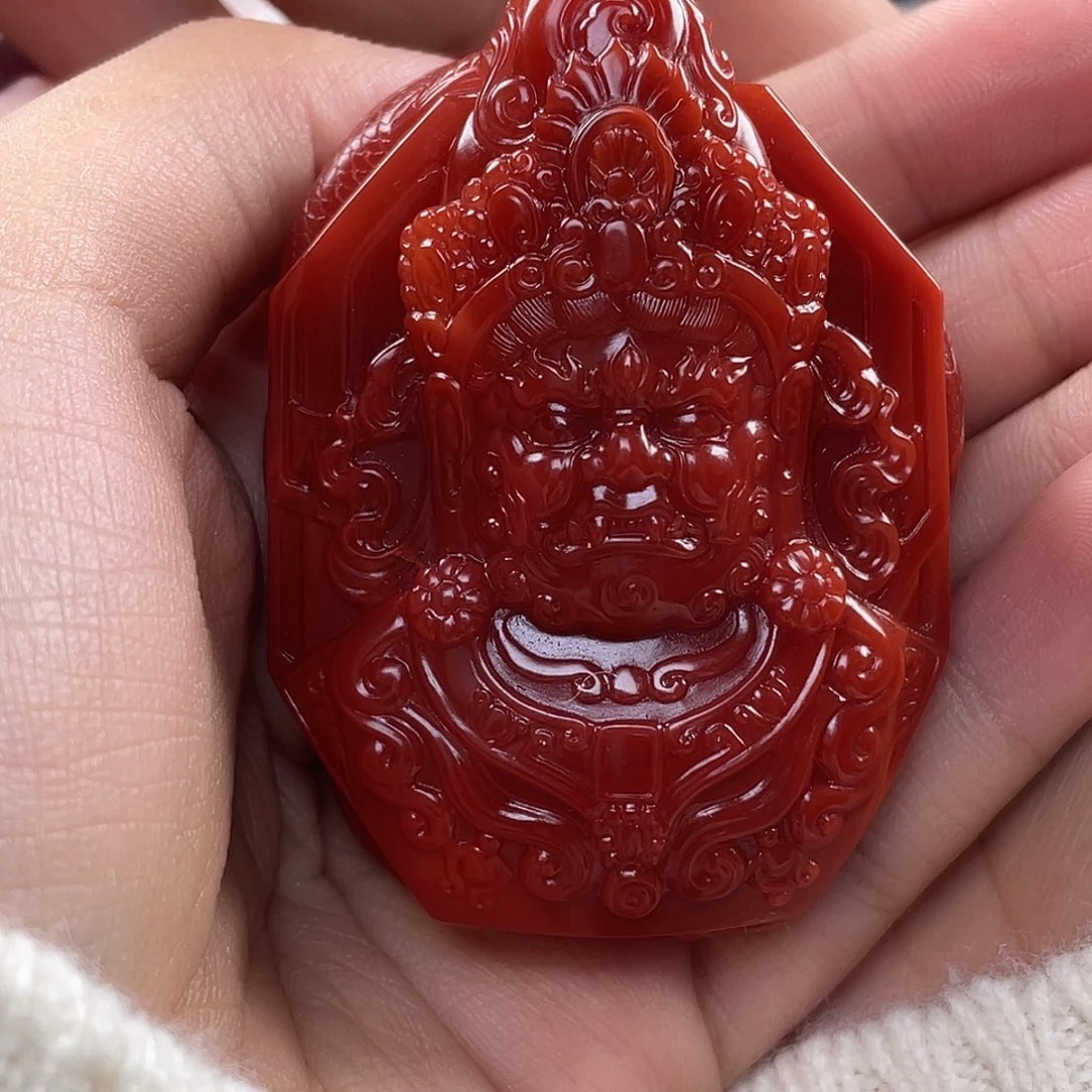 高***哥南红玛瑙未镶嵌颈饰