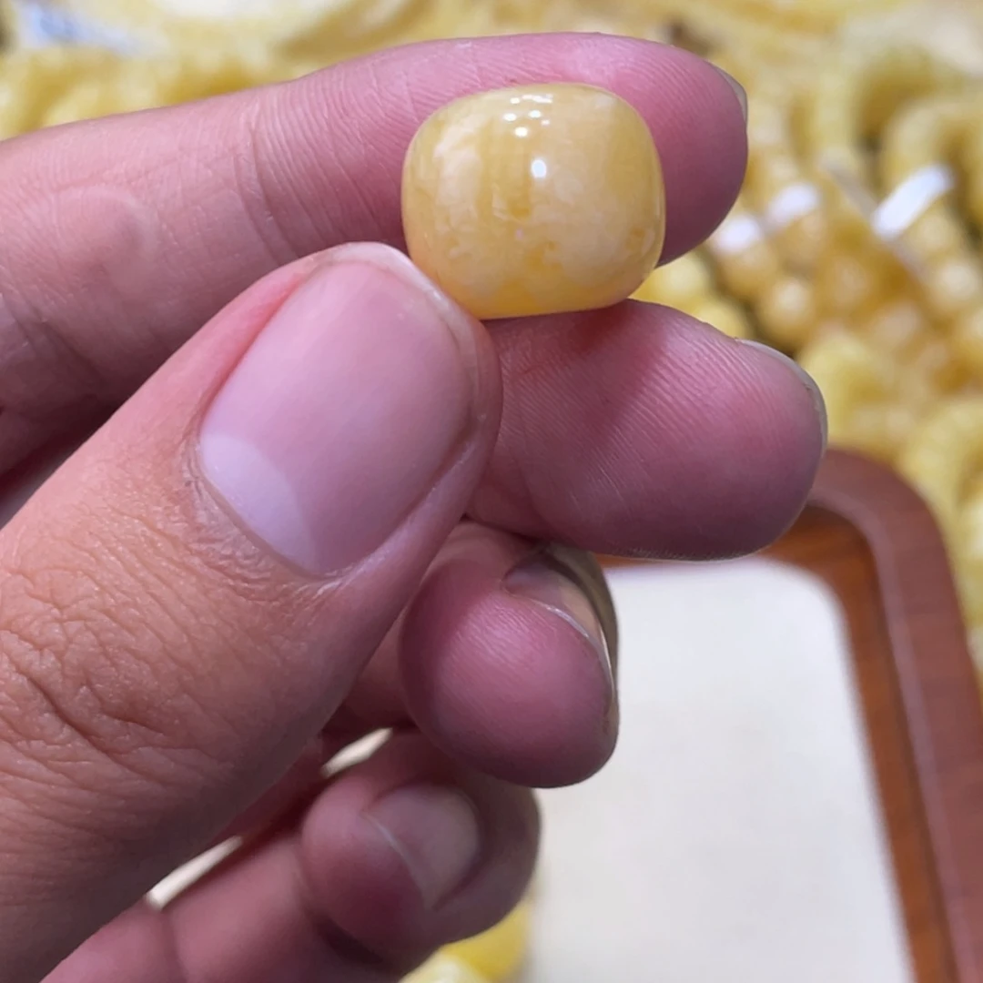 未镶嵌琥珀手链蜜蜡十五加单颗