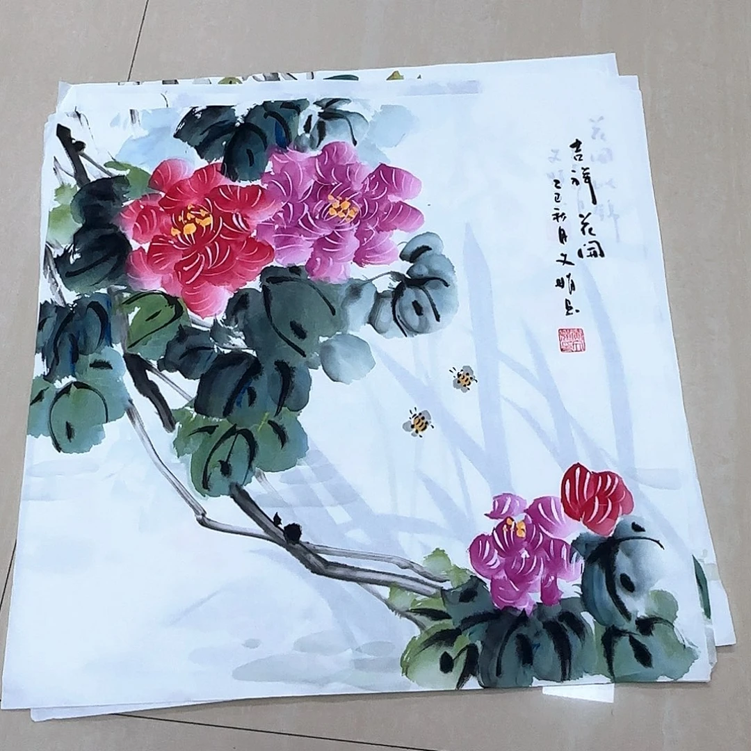 国画国画作品多次