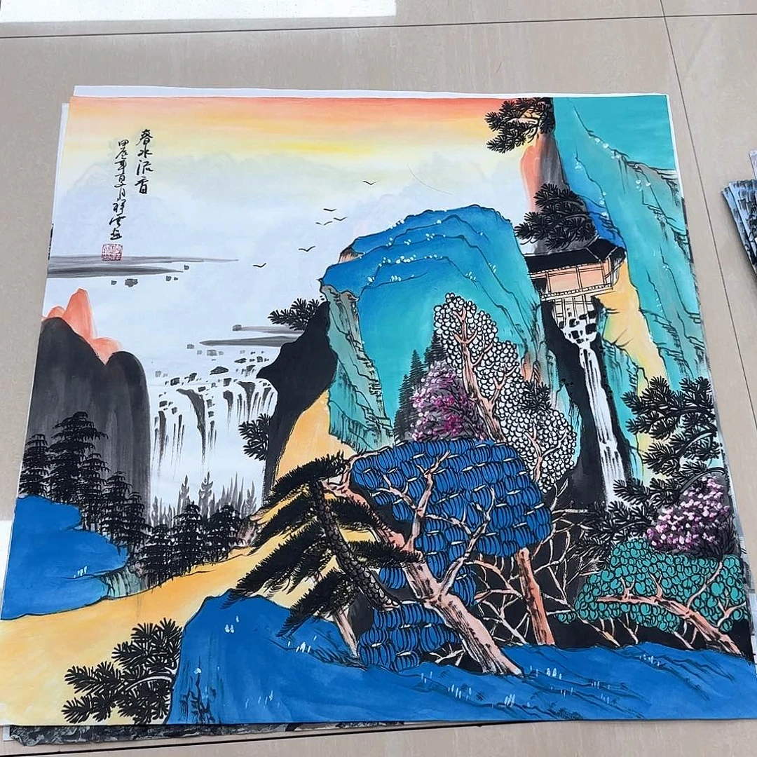国画国画作品集一个