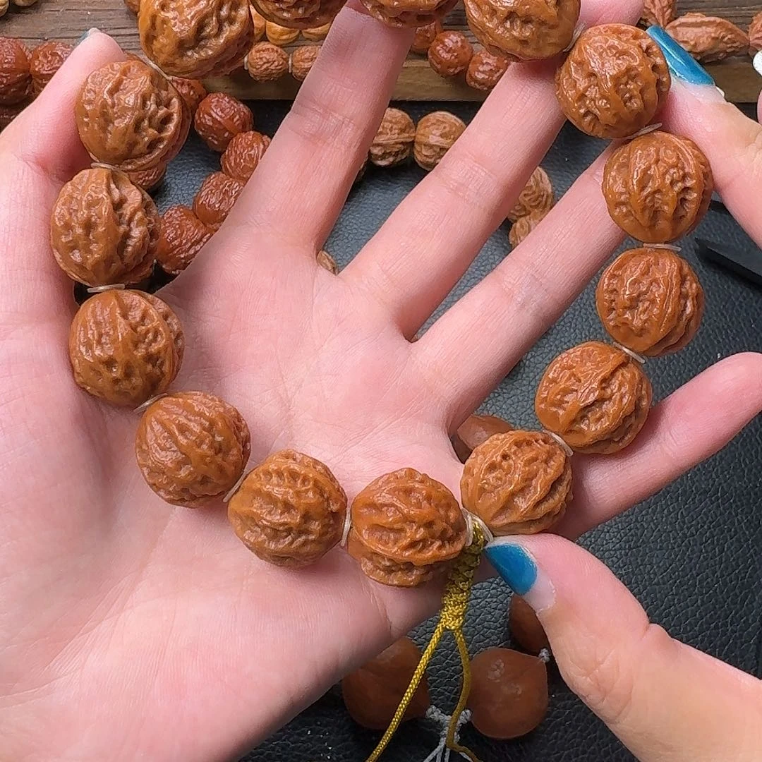 手串文玩核桃肉筋八楞手串