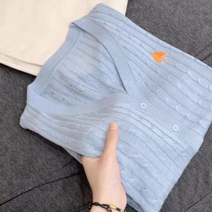 精品/蚕丝细羊毛/冰凉软糯透气/清新显白/针织短袖A145