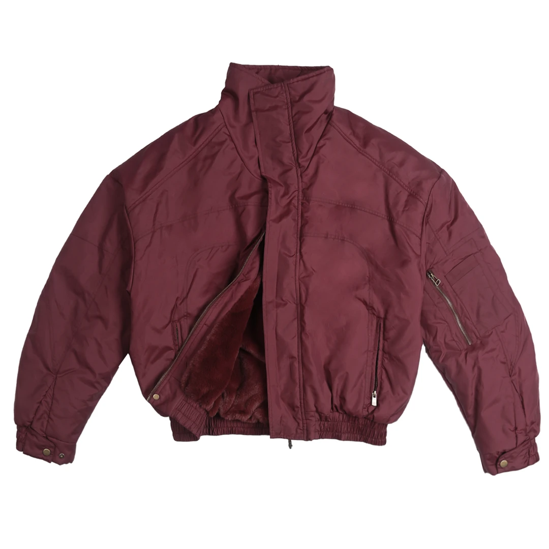 TREclub羽绒雕新标90绒座山雕vintage夹克棉服加绒厚冬季外套