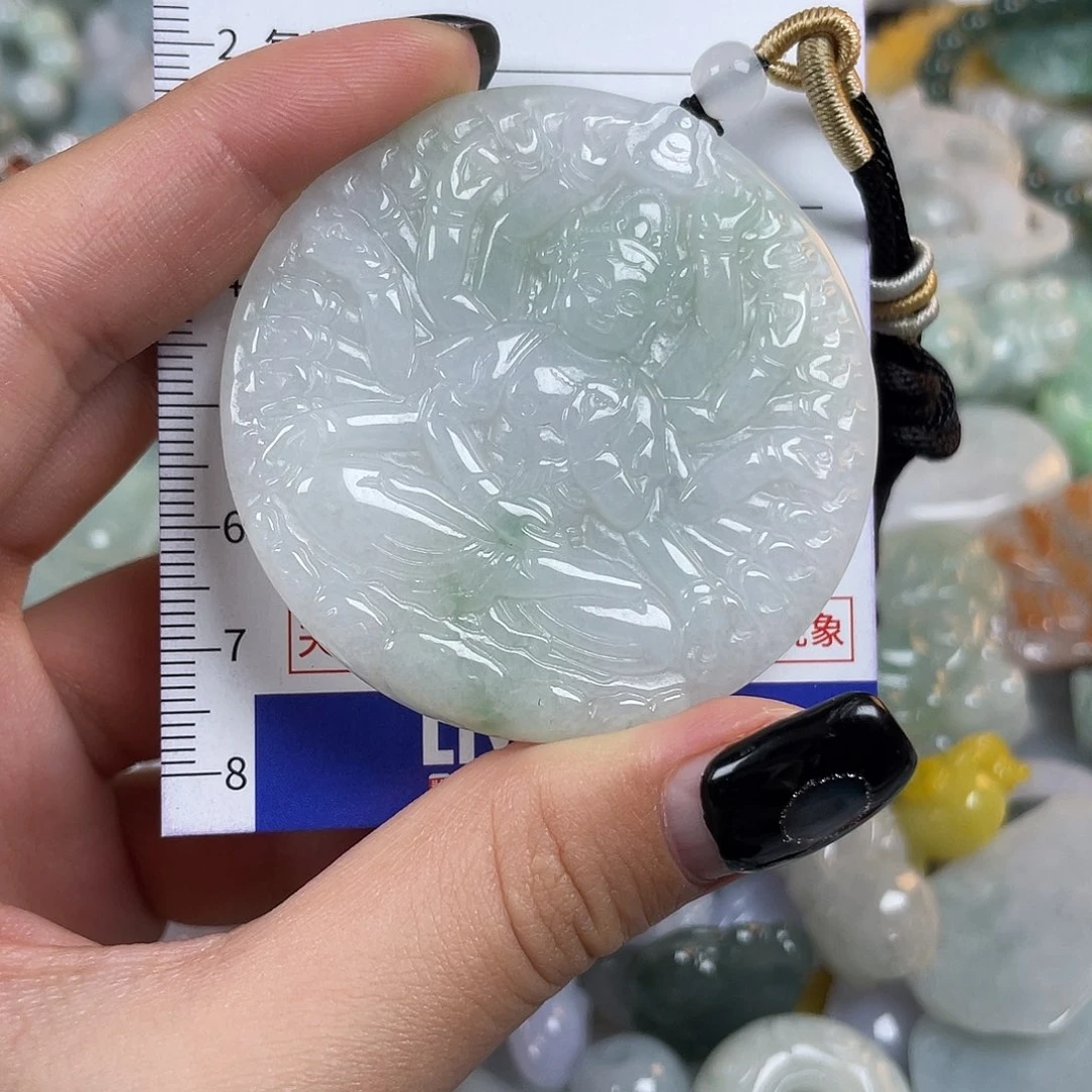 翡翠未镶嵌颈饰1338